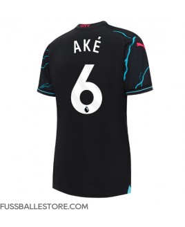 Günstige Manchester City Nathan Ake #6 3rd trikot Damen 2023-24 Kurzarm